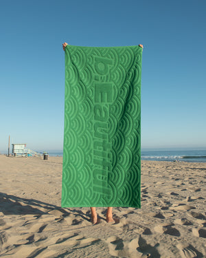 b.Eautiful Seigaiha Beach Towel