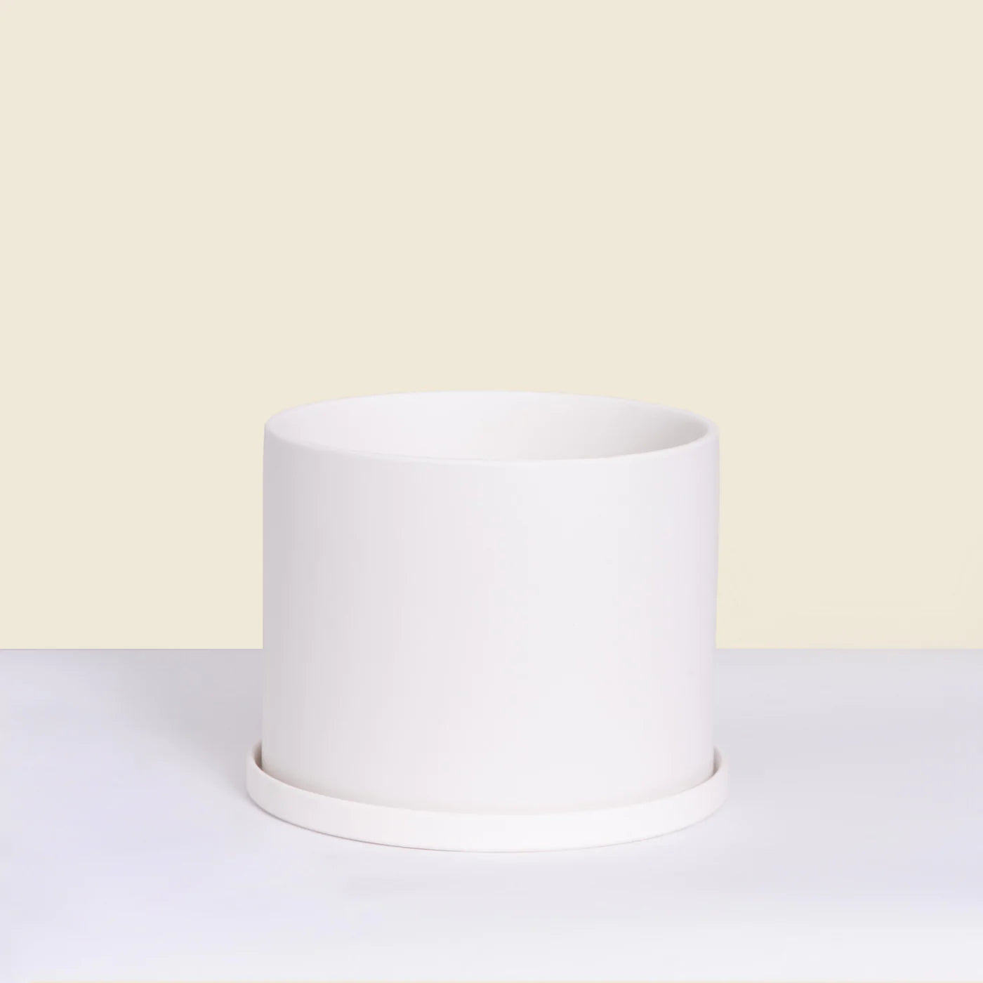 Jungle Supply - Medium Ceramic Plant Pot - White