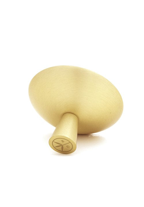 Mister Green - Satellite Burner - Heavy Brass - Bottom Logo View