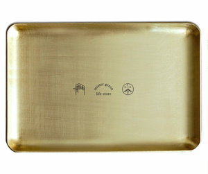 Mister Green XL Logo Tray - Gold