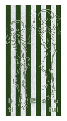 b.Eautiful Gaikotsu Towel In Green