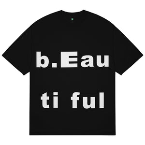 b.Eautiful Onomatopoeia T-Shirt (Black)